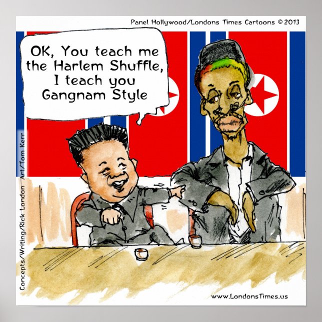 Kul i Nordkorea Rolig Affisch (Framsidan)