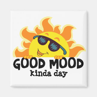Kul i solen "Bra humör slags dag" Magnet