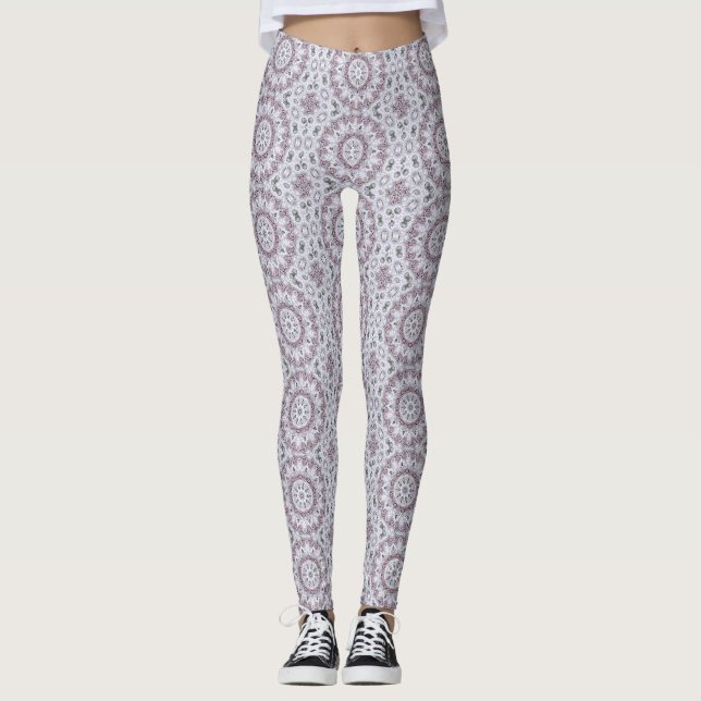 Kul med lavendel leggings (Framsida)