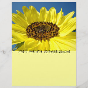 Kul med mormor! Scrapbookpapper Solrosor