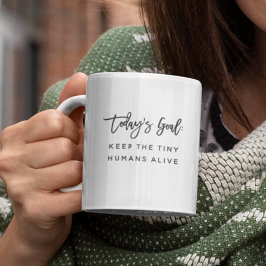 Kul Modern Elegant Mamma Mor Ordspråk Mål Citat Kaffemugg