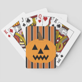 Kul och fin Halloween-pumpa Casinokort