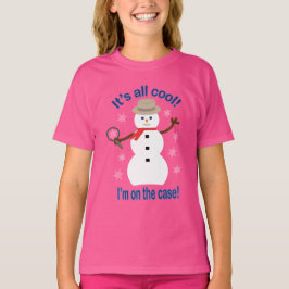 Kul och Finurlig Det Här Är Allt Coolt Snemannende T Shirt