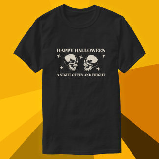 Kul och skrämmande spökskallar Halloween T Shirt
