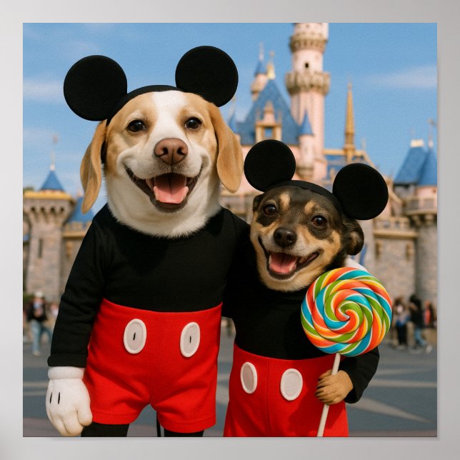 "Kul på Disney" Poster (Framsidan)