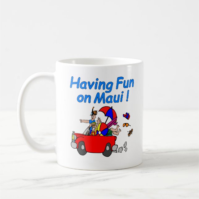 Kul på Maui! Kaffemugg (Vänster)