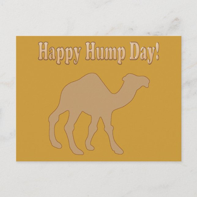 Kul på mitten av veckan ! Glad Hump Day ! Vykort (Framsida)