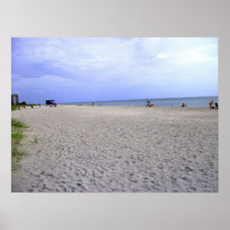 Kul på Siesta Keys strand Poster