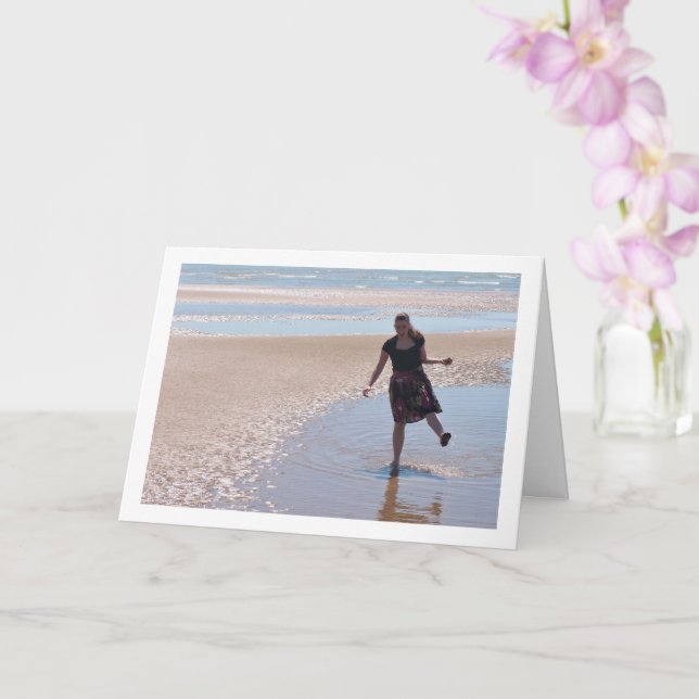 Kul på stranden kort (Orkide)