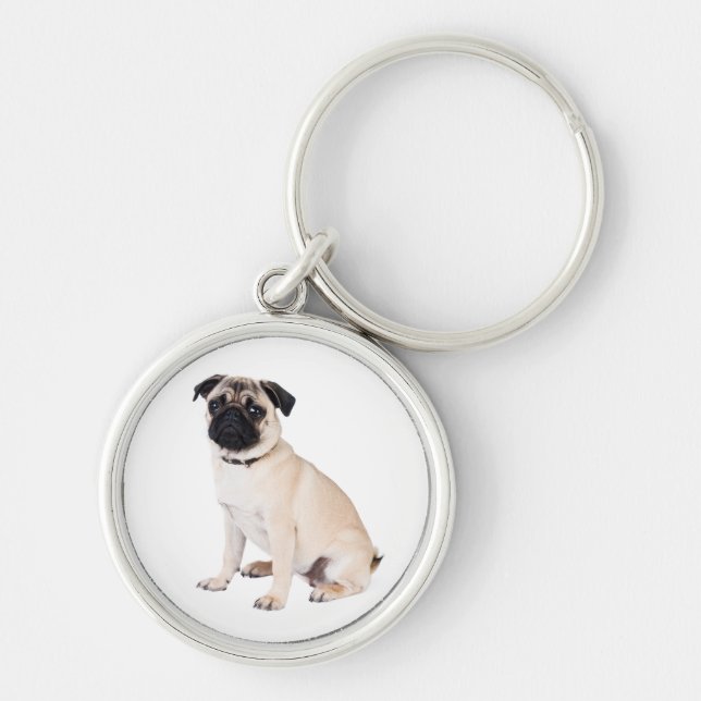 Kul Puggleksak Hund Nyckelring (Framsidan)