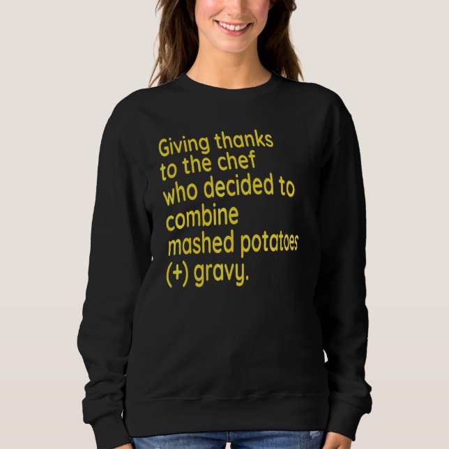 Kul tackgivningsfest Jag är tacksam för mosade pot T Shirt (Framsida)