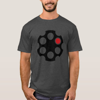 Kula i revolvern rolig t shirt