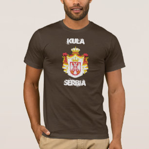 Kula, Serbien med vapensköld T-shirt
