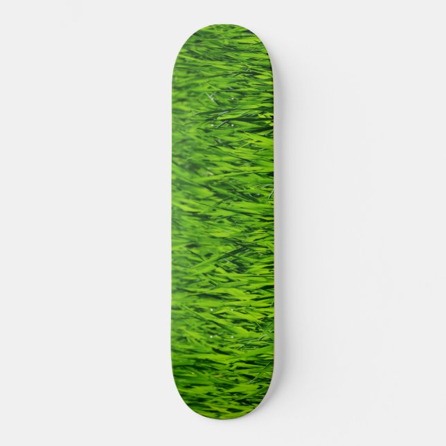 Kulblad av gräs mini skateboard bräda 18,5 cm (Framsida)