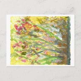 Kulblommor på gultens vykort