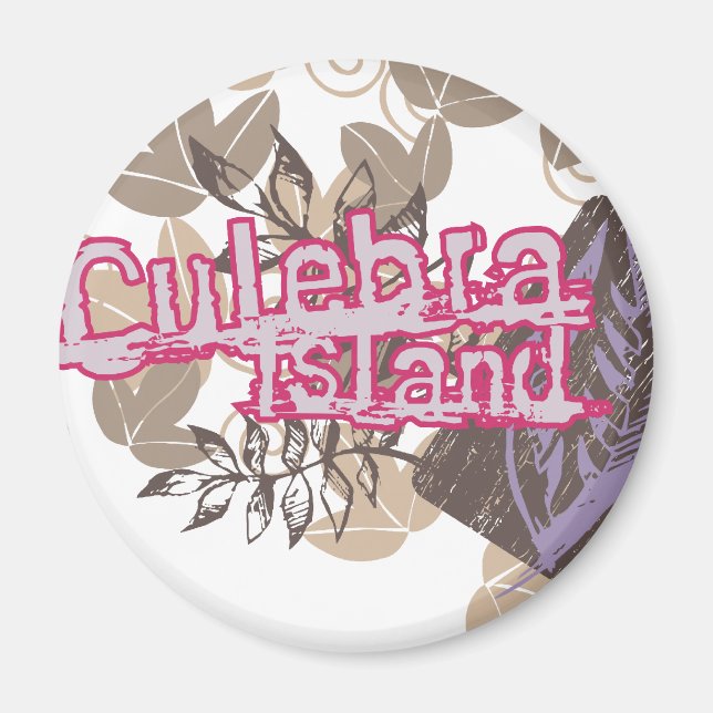 Kulebra Island Graphic Tshirts and Gifts Magnet (Framsidan)