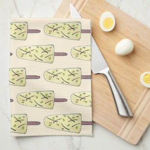 Kulfi Qulfi Indian Food Ice Cream Frozen Dessert Kökshandduk