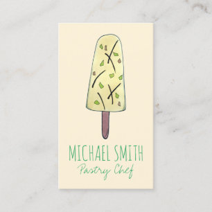 Kulfi Qulfi Indian Food Ice Cream Frozen Dessert Visitkort