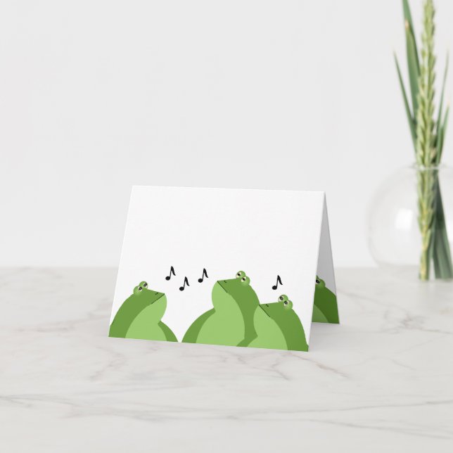 Kulgroshälsningskort Kort (Framsida)