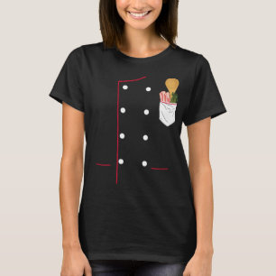 Kulinär finare Chef Jackar konst för kuisinerska T Shirt