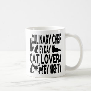 Kulinarisk kock kattälskare kaffemugg