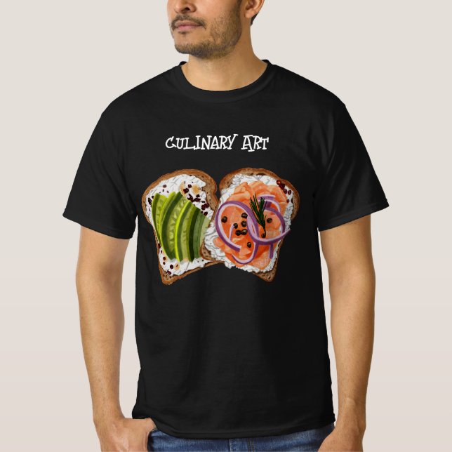 Kulinarisk konst t shirt (Framsida)