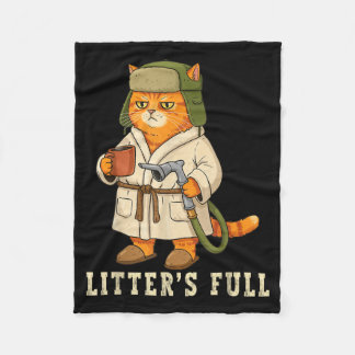Kullar Full Rolig Katt Jul Gpy För Katt Fleecefilt