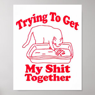Kullar Full Roliga Katt Humor Meme Kattmamma Kattp Poster