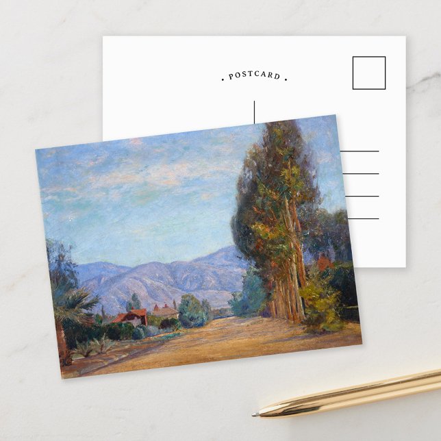 Kullar nära Redlands, CA | Theodore Clement Steele Vykort (Skapare uppladdad)