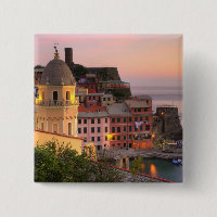 Kullebyggd stad Vernazza på kvällen, Cinque