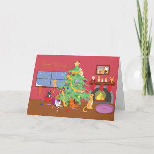 Kullens första jul helgkort