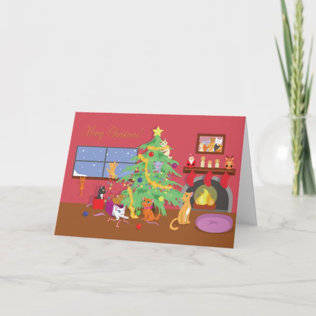 Kullens första jul helgkort (Framsida)