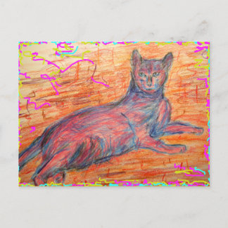 kullerkatt vykort
