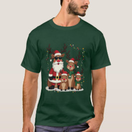 Kullig Reindeer Family-julshirt T Shirt