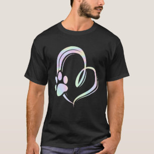 Kulligt Hundhjärta T Shirt