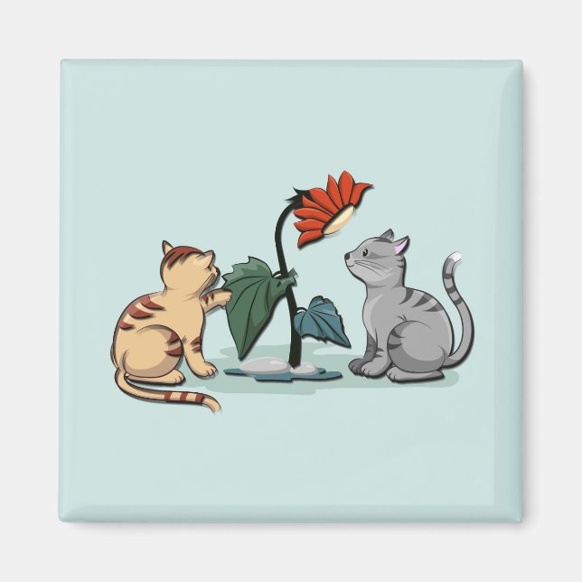 Kullor Sommarns Förtjusning Sjögrön Magnet (Framsidan)