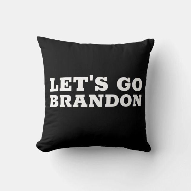 KULLPÅVAR LET'S GO BRANDON KUDDE (Framsida)