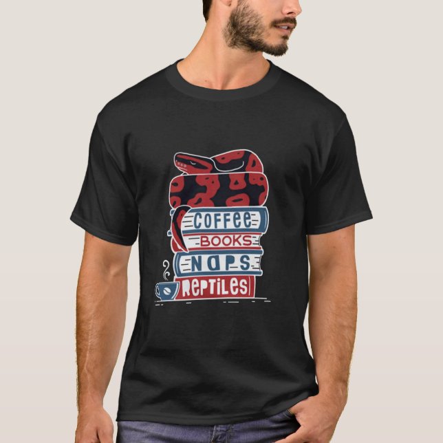 Kullpython & Chilla u2013 Reptilälskares Dröm T Shirt (Framsida)