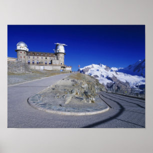 Kulm-hotell och -spår, Gornergrat, Zermatt Poster