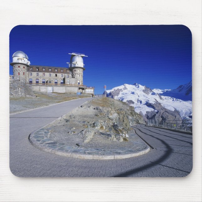 Kulm hotell och stig, Gornergrat, Zermatt, Musmatta (Framsidan)