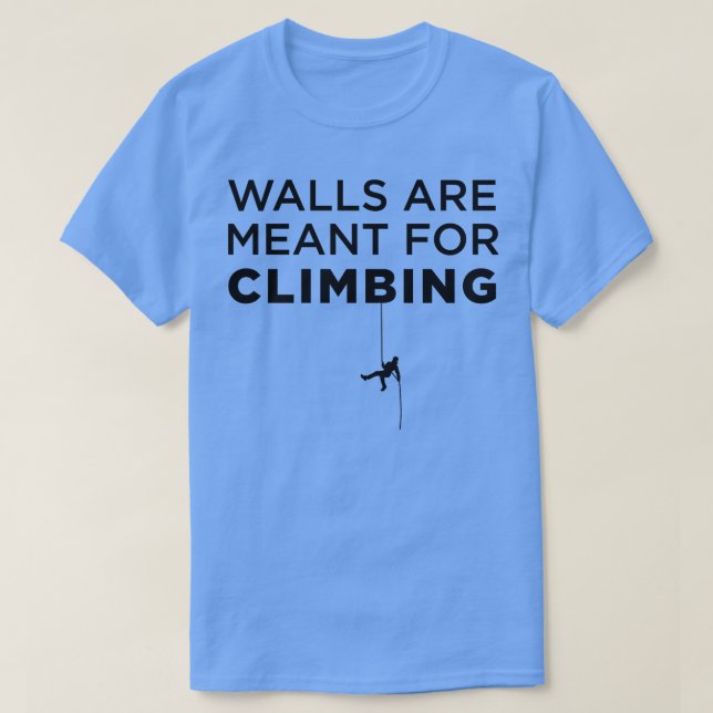 Kulor är avsedda för klättring t shirt (Design framsida)