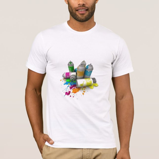 Kulör cansT-tröja Tee Shirt (Framsida)