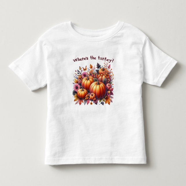 Kulor eller Thanksgivingar T Shirt (Framsida)