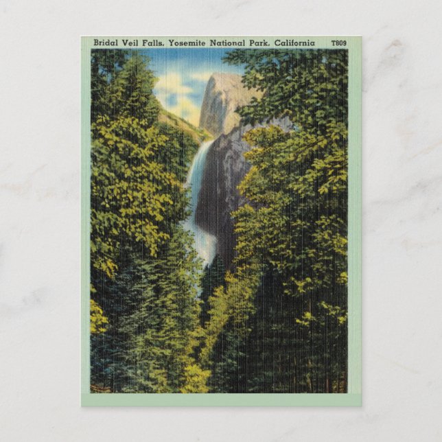 Kulor, Yosemite National Park, Kalifornien Vykort (Framsida)