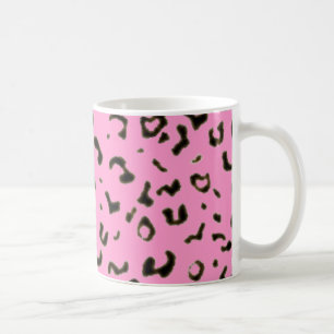 Kulört leopardtryck kaffemugg
