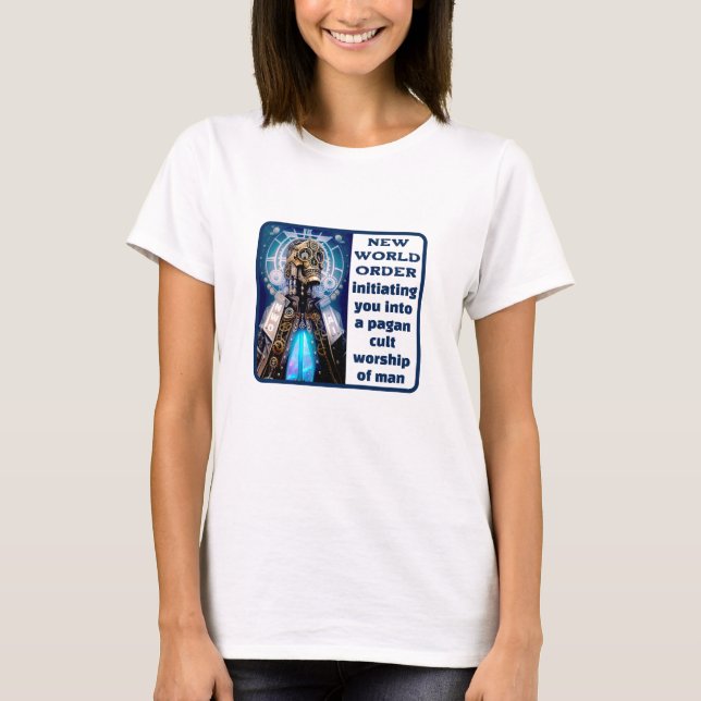 Kult av Man (ljus) T-Shirt (Framsida)
