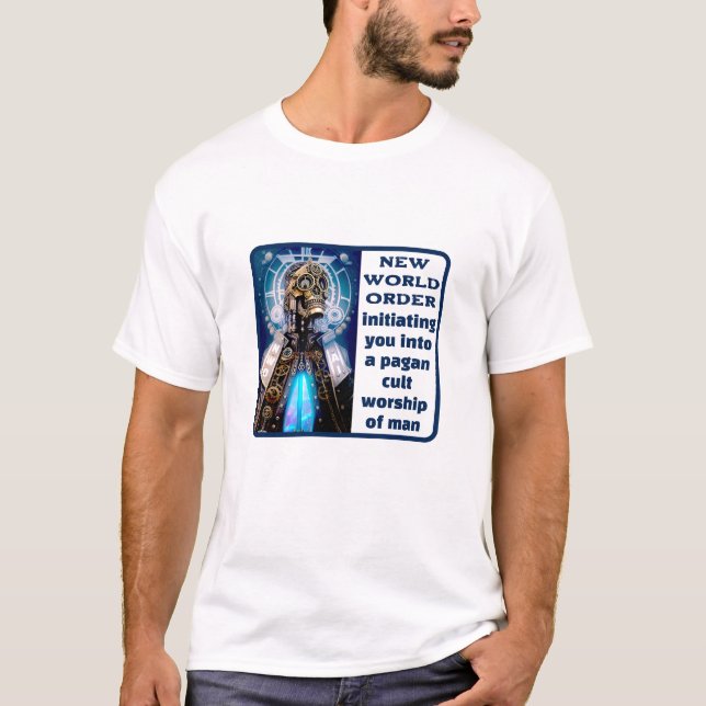 Kult av Man (ljus) T-Shirt (Framsida)
