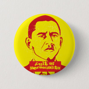 Kult av personlig karaktär Obama Button Knapp
