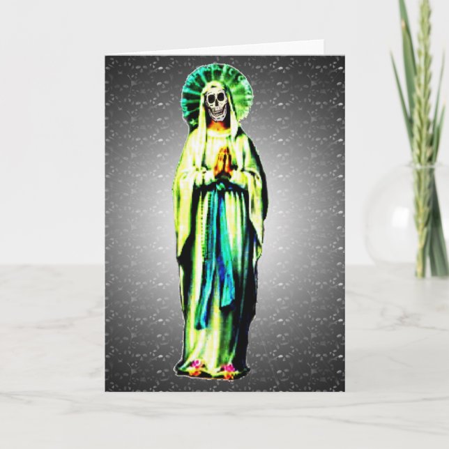 Kult av Santa Muerte Kort (Framsida)
