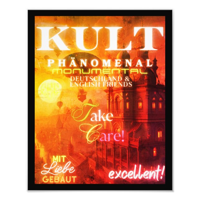 KULT PHÄNOMENAL MONUMENTAL FOTOTRYCK (Framsidan)